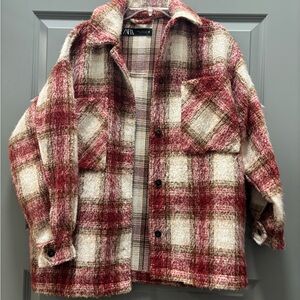 Zara Flannel Coat
